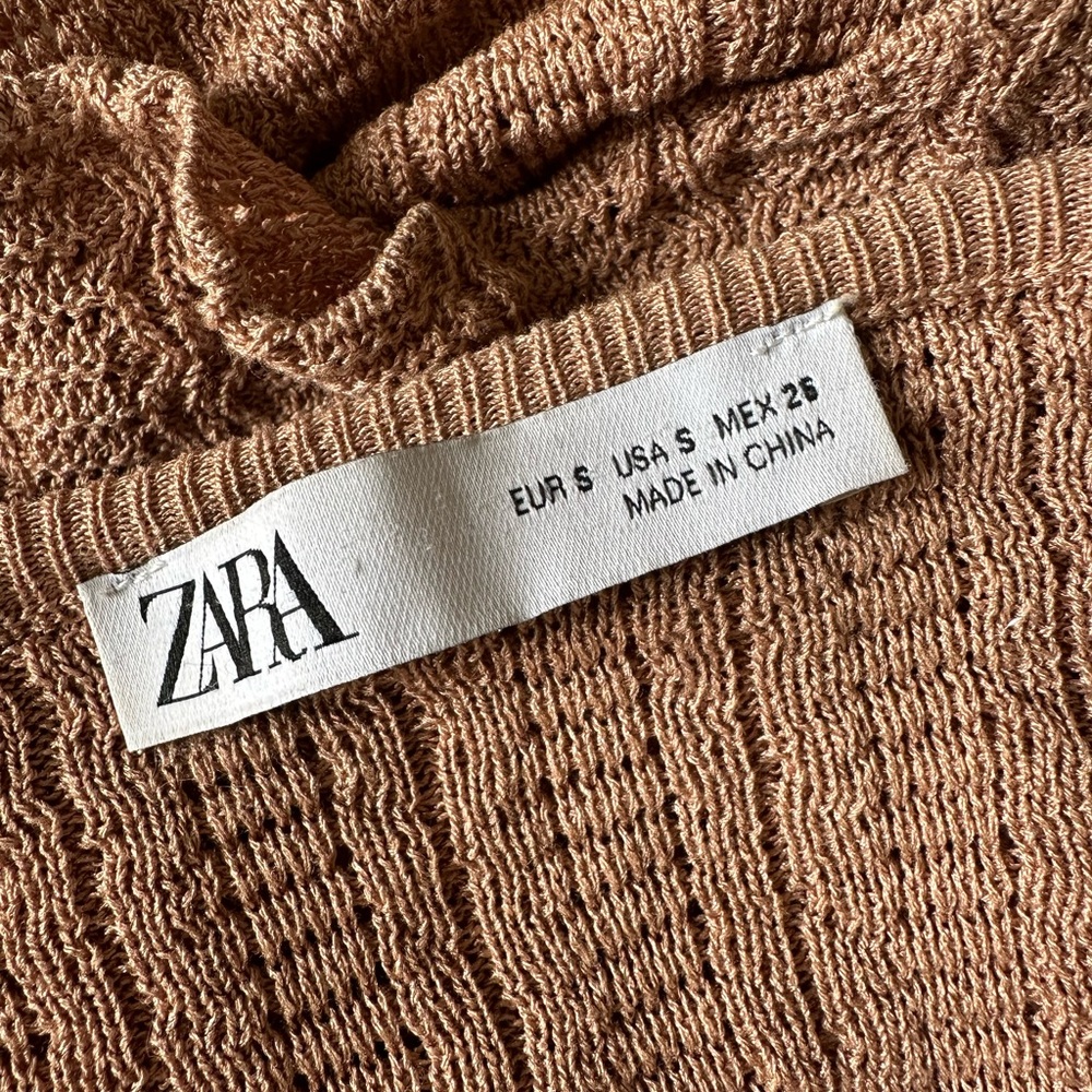 Zara Square Neck Ruffle Crop Top - Picture 6 of 6